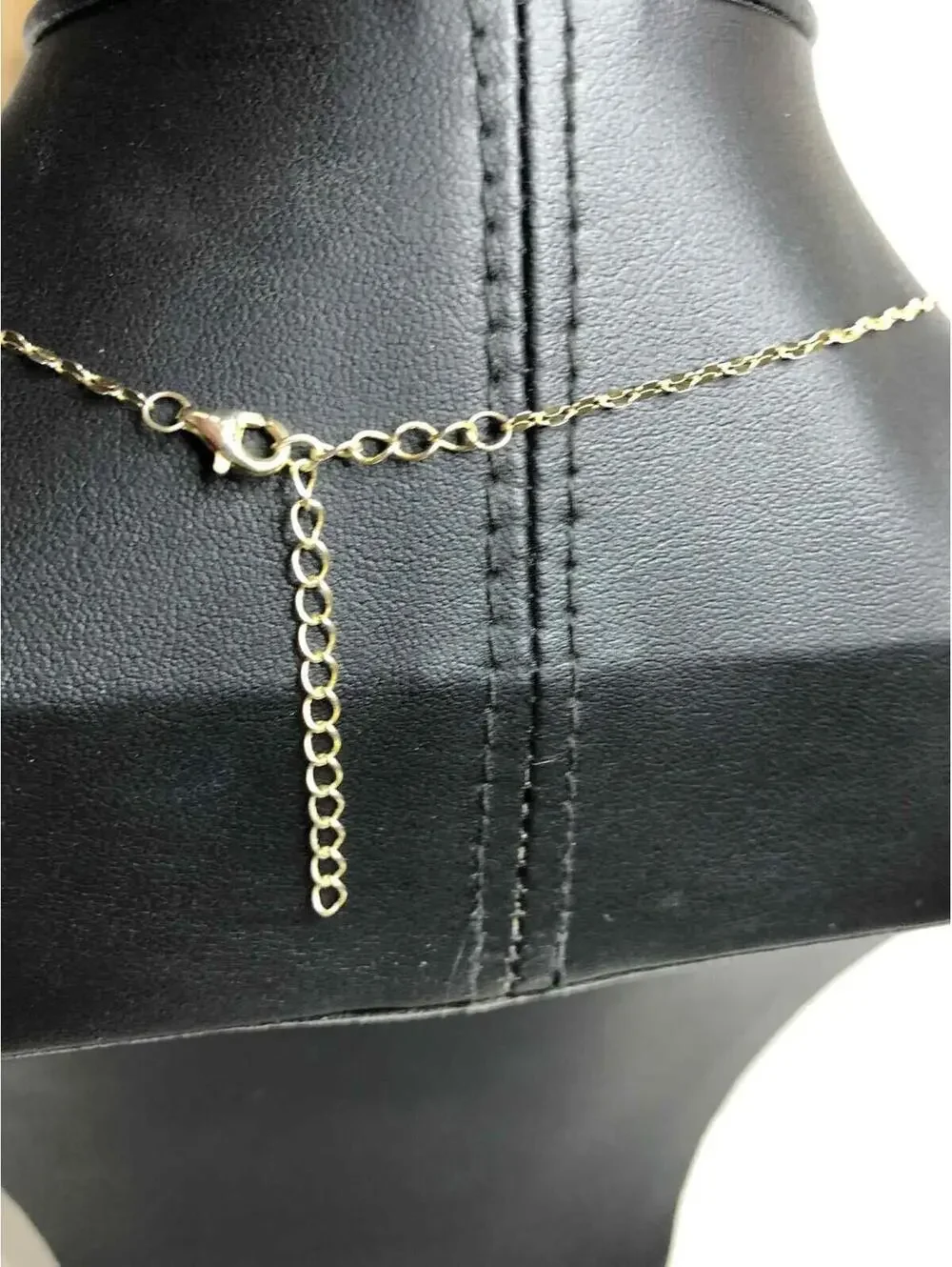 7868 VNTG Sterling 925 Victorian picture pendant 16" Pearl 925 necklace 21 grams - Picture 3 of 5